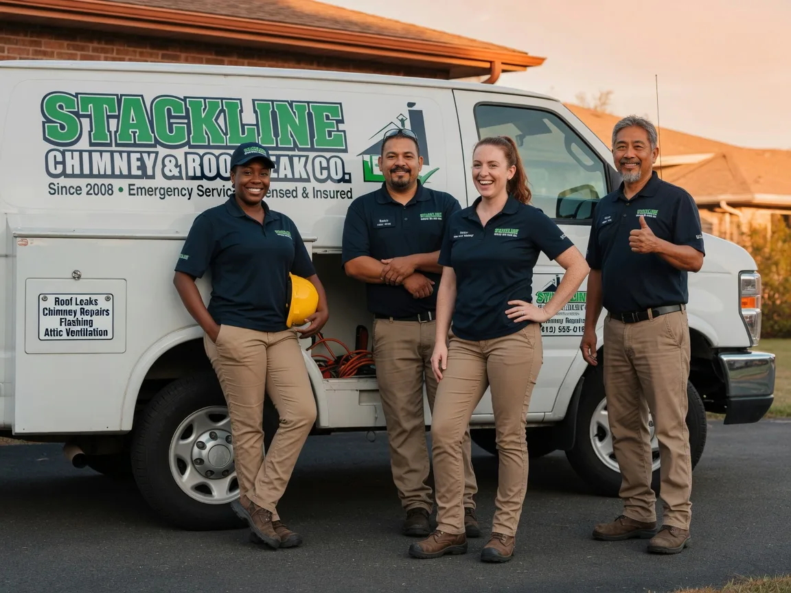 Chimney flashing repair company in Ashley, ND